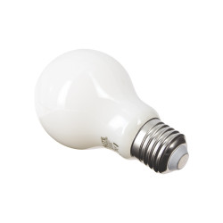 Ampoule à filament LED A60, culot E27, 7W cons. (60W eq.), lumière blanc chaud