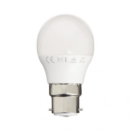 Ampoule LED P45, culot B22, 5,3W cons. (40W eq.), lumière blanc neutre