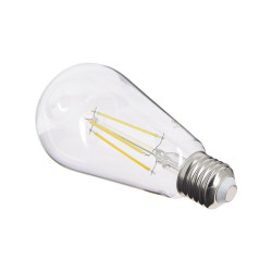 Ampoule à filament LED Edison, culot E27, 8W cons. (75W eq.), 1055 lumens, lumière blanc neutre