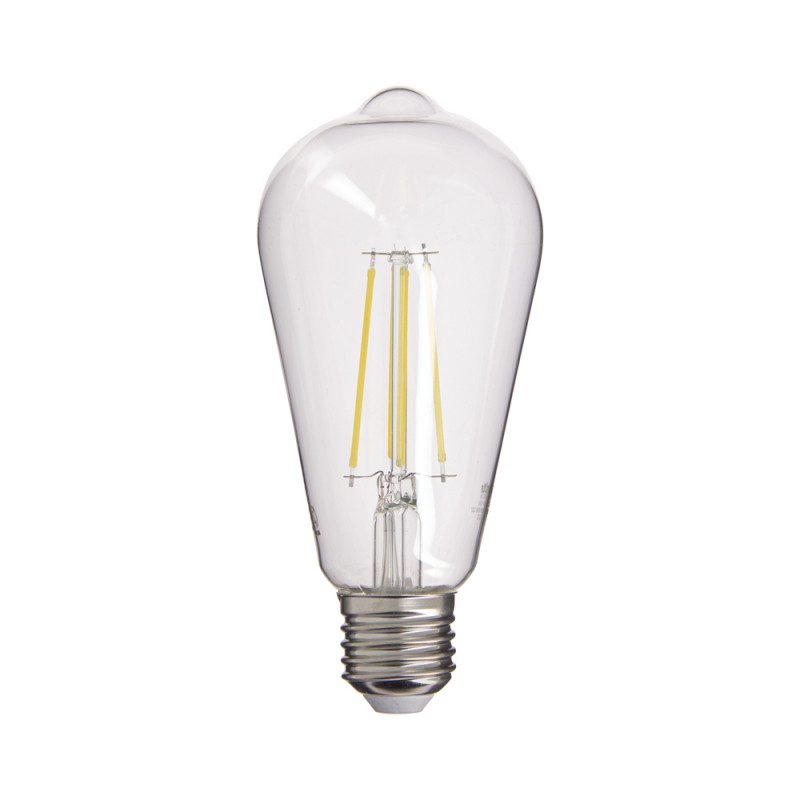 Ampoule à filament LED Edison, culot E27, 8W cons. (75W eq.), 1055 lumens, lumière blanc neutre