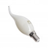 Ampoule à filament LED flamme coup de vent, culot E14, 4W cons. (40W eq.), lumière blanche chaud