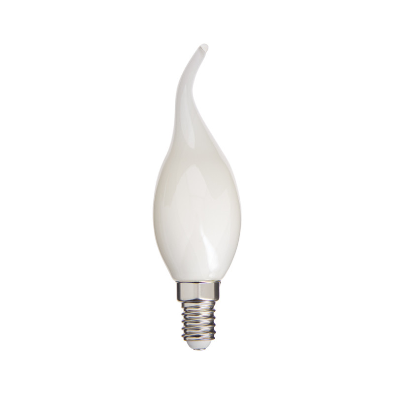 Ampoule à filament LED flamme coup de vent, culot E14, 4W cons. (40W eq.), lumière blanche chaud