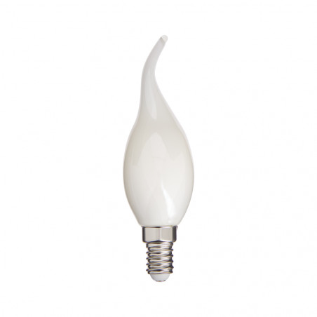 Ampoule à filament LED flamme coup de vent, culot E14, 4W cons. (40W eq.), lumière blanche chaud