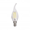 Ampoule à filament LED flamme, culot E14, 4W cons. (40W eq.), lumière blanc chaud
