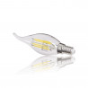 Ampoule à filament LED flamme, culot E14, 4W cons. (40W eq.), lumière blanc chaud