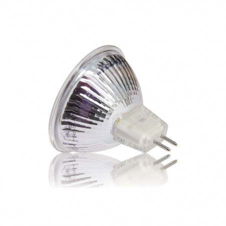 Ampoule LED spot, culot GU5.3, 5,5W cons. (35W eq.), lumière blanc chaud