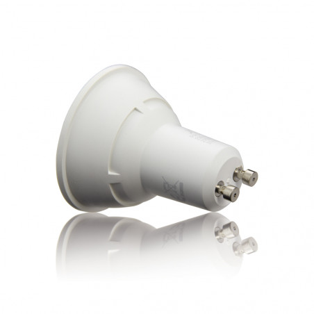 Lot de 10 Ampoules LED Spots, culot GU10, 5,5W cons. (50W eq.), lumière Blanc Chaud