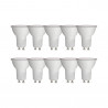 Lot de 10 Ampoules LED Spots, culot GU10, 5,5W cons. (50W eq.), lumière Blanc Chaud