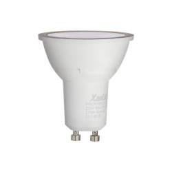 Lot de 10 Ampoules LED Spots, culot GU10, 5,5W cons. (50W eq.), lumière Blanc Chaud