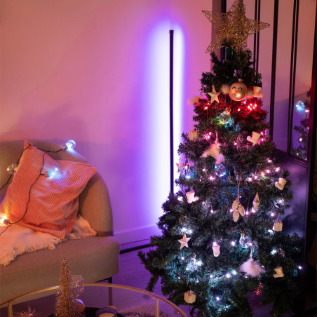 Lampadaire LED RVB, synchronisation musicale, filaire USB