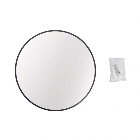 Plafonnier LED intégrée rond noir IP44, 2200 Lumens, CCT, Blanc chaud, Blanc neutre