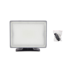 Projecteur mural noir LED IP65, 1600 Lumens , conso. 20 W, Blanc froid