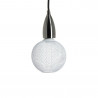 Ampoule Déco Cage Boule Blanc, culot E27, Hologramme, Blanc chaud