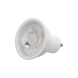 Lot x3 Ampoule spot LED, culot GU10, conso 5,5W (équivaut 50W) : 345 lumens, blanc chaud (2700K)