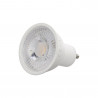Lot x3 Ampoule spot LED, culot GU10, conso 5,5W (équivaut 50W) : 345 lumens, blanc chaud (2700K)