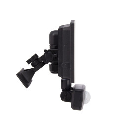 Projecteur LED Mural Noir, Détécteur de Mouvement Inclus,10 W, 800 Lumens
