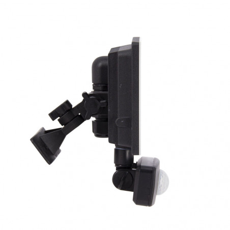 Projecteur LED Mural Noir, Détécteur de Mouvement Inclus,10 W, 800 Lumens
