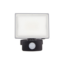 Projecteur LED Mural Noir, Détécteur de Mouvement Inclus,10 W, 800 Lumens