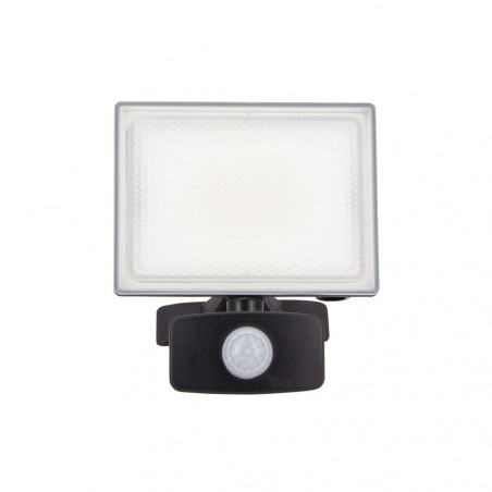 Projecteur LED Mural Noir, Détécteur de Mouvement Inclus,10 W, 800 Lumens