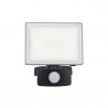 Projecteur LED Mural Noir, Détécteur de Mouvement Inclus,10 W, 800 Lumens