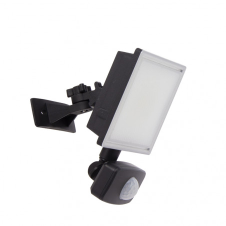 Projecteur LED Mural Noir, Détécteur de Mouvement Inclus,10 W, 800 Lumens