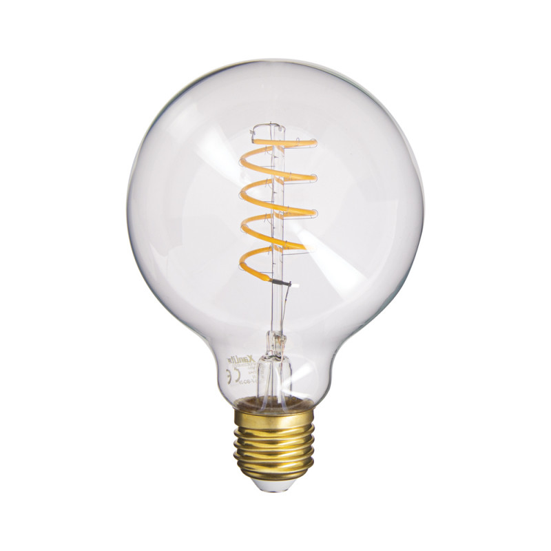 Ampoule LED (G95) / Vintage, culot E27, 4W cons. (28W eq.), 300 lumens, lumière blanc chaud