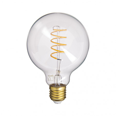 Ampoule LED (G95) / Vintage, culot E27, 4W cons. (28W eq.), 300 lumens, lumière blanc chaud