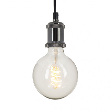 Ampoule LED G125, culot E27, 4W cons. (28W eq.), lumière blanc chaud