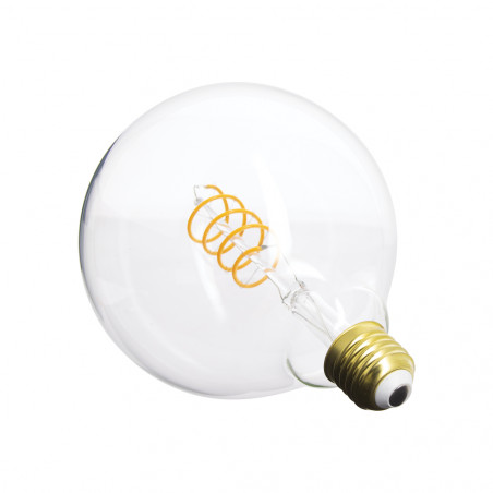 Ampoule LED G125, culot E27, 4W cons. (28W eq.), lumière blanc chaud