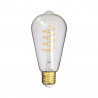 Ampoule LED (ST64) Edison / Vintage, culot E27, 4W cons. (28W eq.), 300 lumens, lumière blanc chaud
