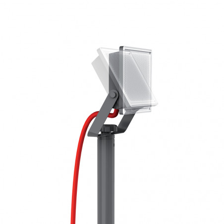 Projecteur de chantier secteur 230 V Trépied 1 tête 20W 1600 LM 6500 K Projection 40 M IP 44