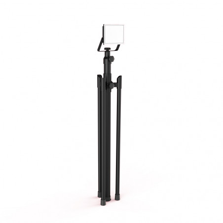Projecteur de chantier secteur 230 V Trépied 1 tête 20W 1600 LM 6500 K Projection 40 M IP 44