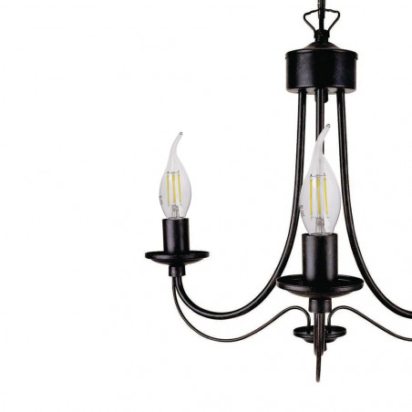 Ampoule à filament LED flamme, culot E14, 4W cons. (40W eq.), lumière blanc chaud