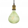 Ampoule LED déco Ballon Vert, culot E27, 4W cons., 340 lumens, lumière blanc chaud