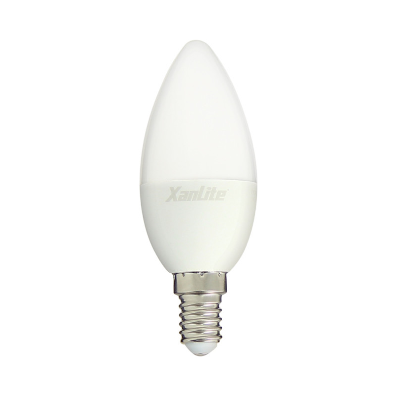Ampoule LED flamme, culot E14, 5,3W cons. (40W eq.), lumière blanc chaud
