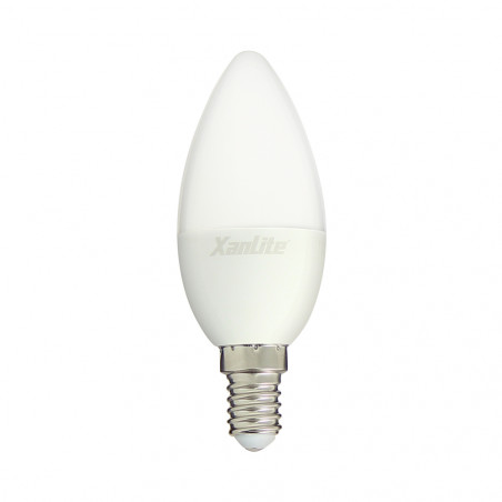 Ampoule LED flamme, culot E14, 5,3W cons. (40W eq.), lumière blanc chaud