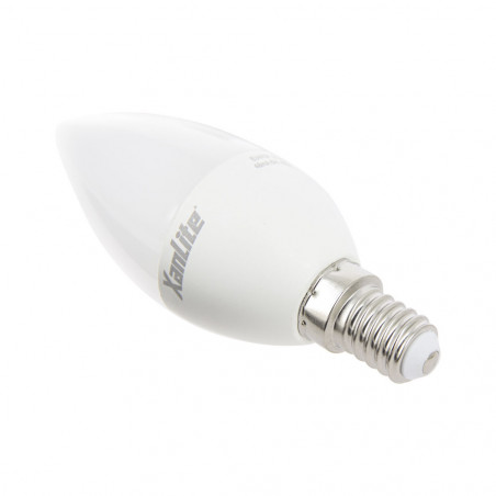Ampoule LED flamme, culot E14, 6W cons. (40W eq.), lumière blanche neutre