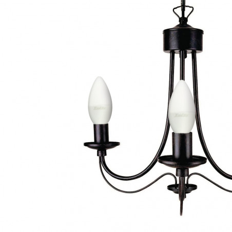 Lot x5 Ampoules LED flamme, culot E14, 5,5W cons. (40W éq.), lumière blanc neutre