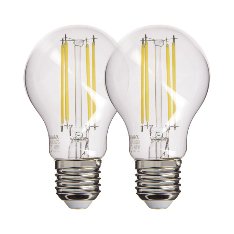 Lot de 2 ampoules A60, cuLot E27, EDF