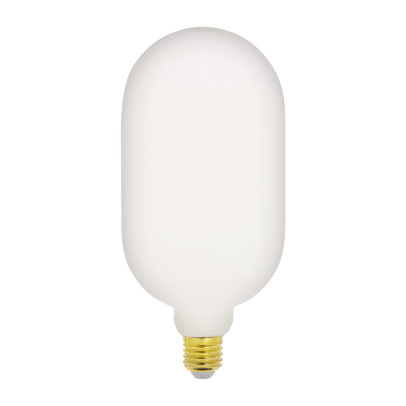 Ampoule LED déco éclairante Gas bottle Opaline au verre lacté, culot E27, 8W cons. (60W eq.), 806 lumens, lumière blanc neutre