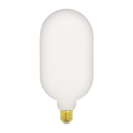 Ampoule LED déco éclairante Gas bottle Opaline au verre lacté, culot E27, 8W cons. (60W eq.), 806 lumens, lumière blanc neutre