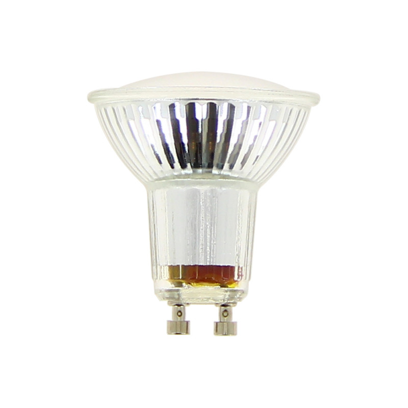 Ampoule LED spot, culot GU10, 5,6W cons. (50W eq.), lumière blanc chaud