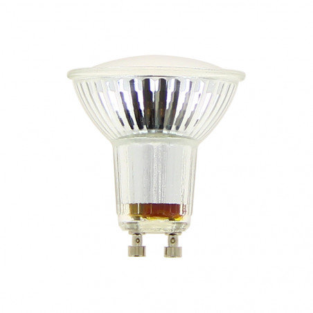 Ampoule LED spot, culot GU10, 5,6W cons. (50W eq.), lumière blanc chaud