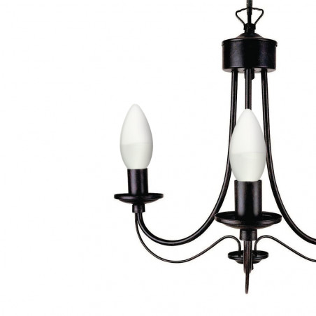 Pack de 2 Ampoules LED (Flamme), culot E14, conso. 2,8W (eq. 25W), 250 lumens, blanc chaud