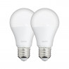 Lot de 2 ampoules LED A60 - culot E27 - classique