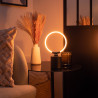Ampoule Filament LED déco Ellipse Ronde, culot E27, conso. 3,5W, 470 lumens, Blanc chaud