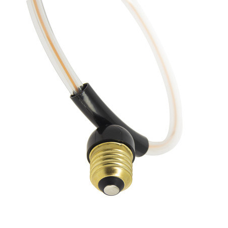 Ampoule Filament LED déco Ellipse Ronde, culot E27, conso. 3,5W, 470 lumens, Blanc chaud