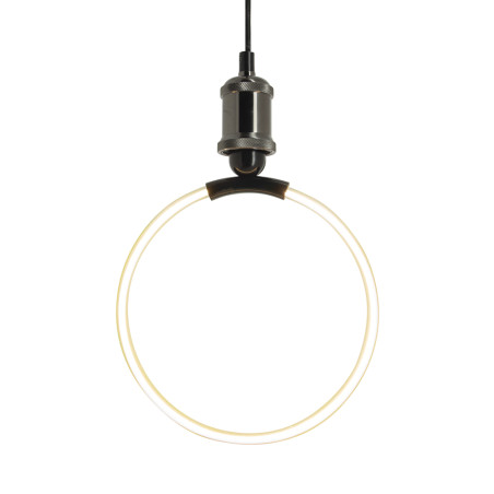 Ampoule Filament LED déco Ellipse Ronde, culot E27, conso. 8W, 800 lumens, Blanc chaud