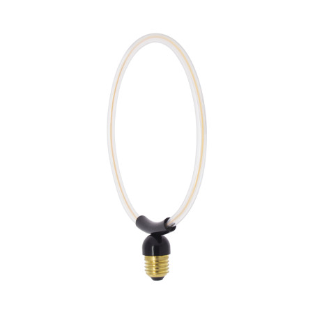 Ampoule Filament LED déco Ellipse Ronde, culot E27, conso. 8W, 800 lumens, Blanc chaud