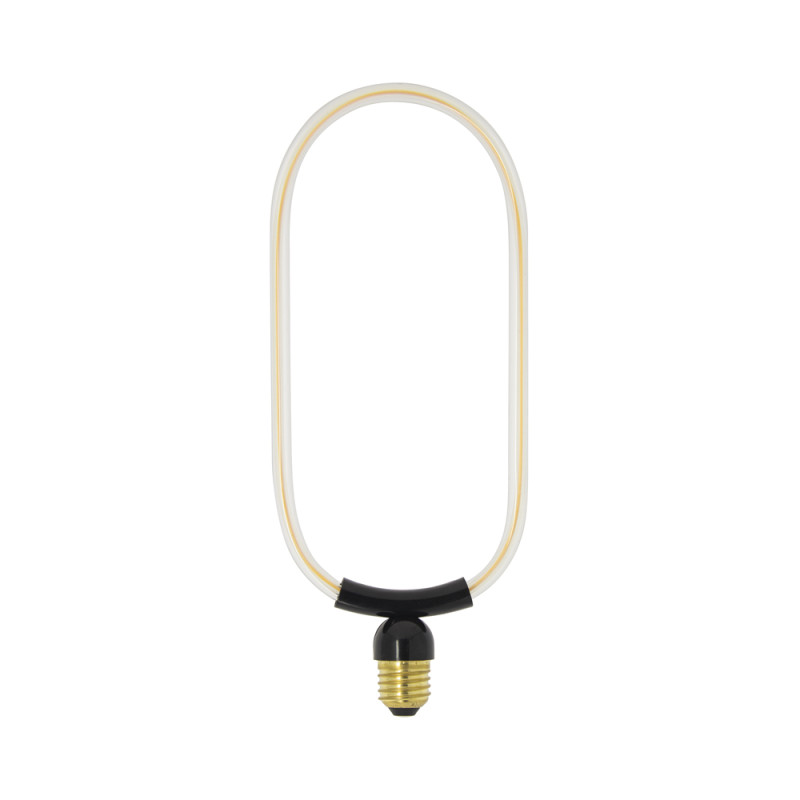 Ampoule Filament LED déco Ellipse Ovale, culot E27, conso. 8W, 800 lumens, Blanc chaud